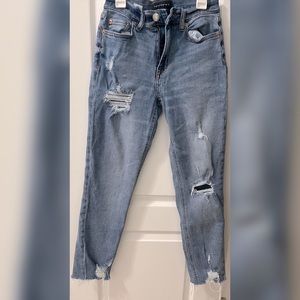 Aeropostale stretch mom jeans size 00 regular